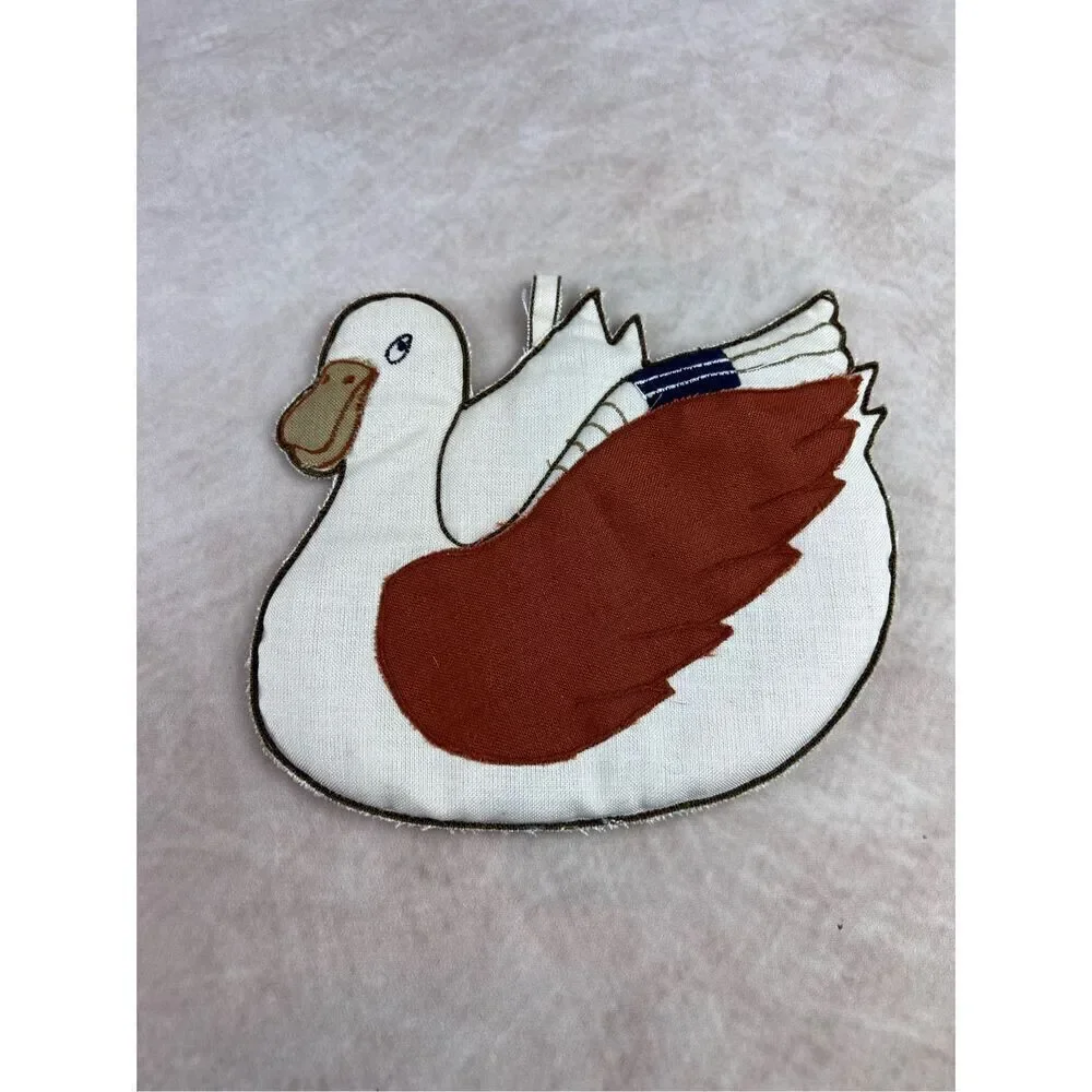 Vintage Goose Duck Pot Holder Hot Pad